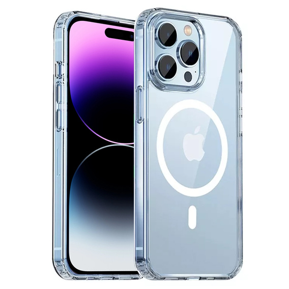 Telefontok a iPhone 14 Pro Max, Dropproof MagSafe, átlátszó