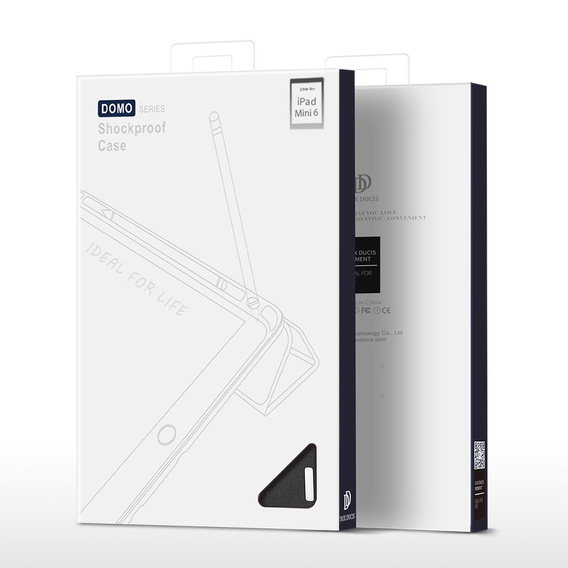 Tok iPad mini 8.3" 2021 (6 gen.)-hoz, Dux Ducis Domo, fekete