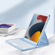Tok + billentyűzet iPad 10.2 2021 / 2020 / 2019 7/8/9 gen, kék