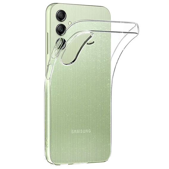 tok Samsung Galaxy A15 5G, szilikon csillogás, átlátszó + 9H üveg