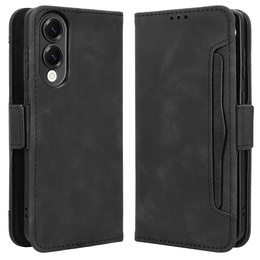 Pattintható tok a Samsung Galaxy S25 Edge, Card Slot, fekete