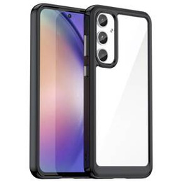 Telefontok a Samsung Galaxy A55 5G, Fusion Hybrid, átlátszó / fekete