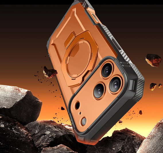 Supcase Unicorn Beetle Grip Mag tok MagSafe gyűrűvel iPhone 17 Pro készülékhez