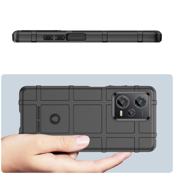 Telefontok a Xiaomi Redmi Note 12 Pro+ 5G, Rugged Shield, fekete
