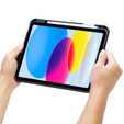 Tok + billentyűzet iPad 10.9 2022 10 GEN, keyboard Pen Slot, fekete