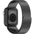 Acél karperec Apple Watch 1/2/3/4/4/5/6/7/8/SE/ULTRA 42/44/45/45/49 MM - Fekete