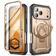 Supcase tok iPhone 17 Pro Max, Unicorn Beetle Grip Pro Mag, sivatagi arany