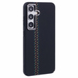 Tok Samsung S25+ Plus, Carbon Fiber MagSafe, fekete