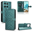 Flap tok Motorola Edge 60 / 60 Fusion, Wallet Rhombus, zöld