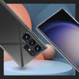 Telefontok a Samsung Galaxy S23 Ultra, Premium Armor Slim, átlátszó