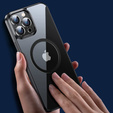 Telefontok a iPhone 14 Pro, ERBORD Hybrid MagSafe Case, fekete