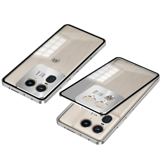 Tok az Motorola Edge 50 Ultra, Frame Case, ezüst
