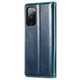 CASEME flip tok Samsung Galaxy S20 FE / 5G, Waxy Textured, kék