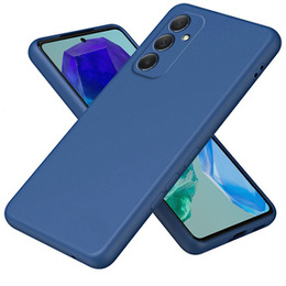Telefontok a Samsung Galaxy M55 5G, Silicone Lite, sötétkék