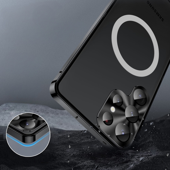 Kameravédő tok Samsung Galaxy S25 Ultra, CamShield MagSafe, fekete