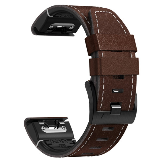 Quickfit bőrszíj a Garmin Fenix 5/6/6/6 PRO/7 Forerunner 965/955/945 készülékhez