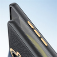 Bőr tok Samsung Galaxy S25+ Plus, leather hybrid, szürke