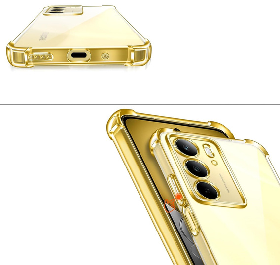 Telefontok a Realme 14X / Realme C75, Dropproof, átlátszó