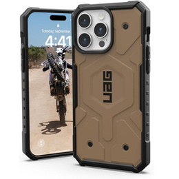 Urban Armor Gear Telefontok a iPhone 15 Pro Max, Pathfinder MagSafe, barna