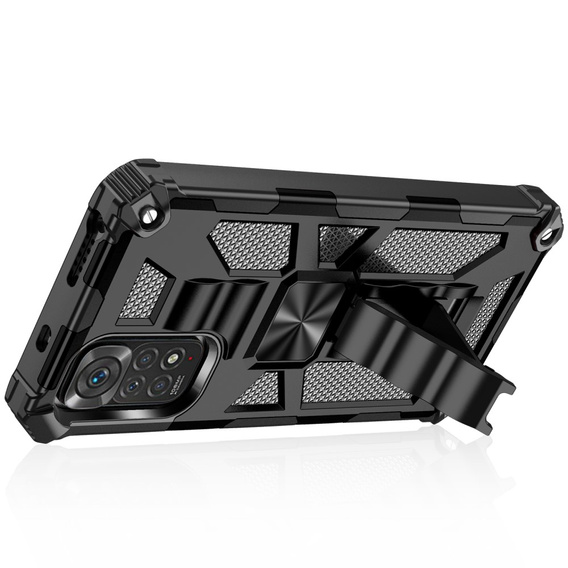 Telefontok a Xiaomi Redmi Note 11 / 11S, Armor Kickstand, fekete