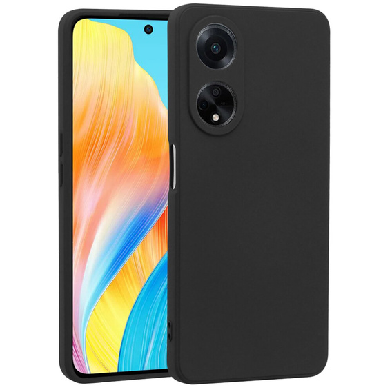 Telefontok a Oppo A58 4G, Silicone Lite, fekete