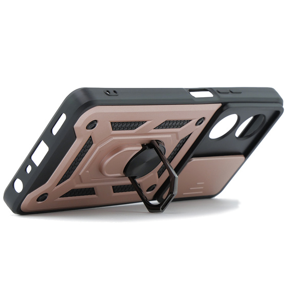 Telefontok a Oppo A58 4G, CamShield Slide, rózsaszín rose gold