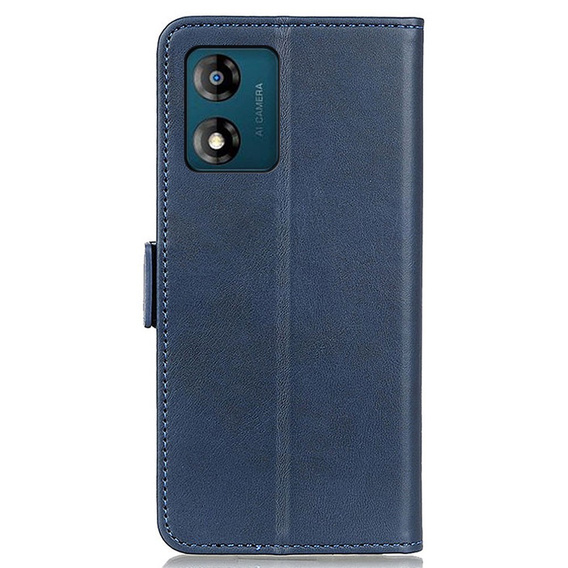 Pattintható tok a Motorola Moto E13, Wallet, kék