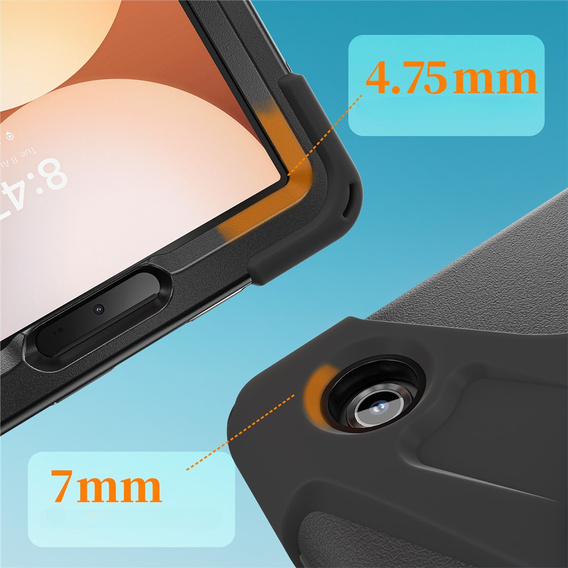 Páncélozott tok állvánnyal és vállpánttal Samsung Galaxy Tab A11 készülékhez