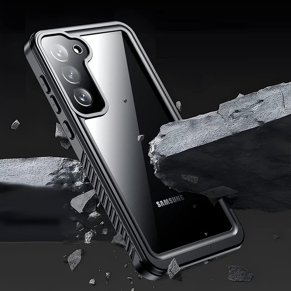 IP68 vízálló tok a Samsung Galaxy S23, fekete