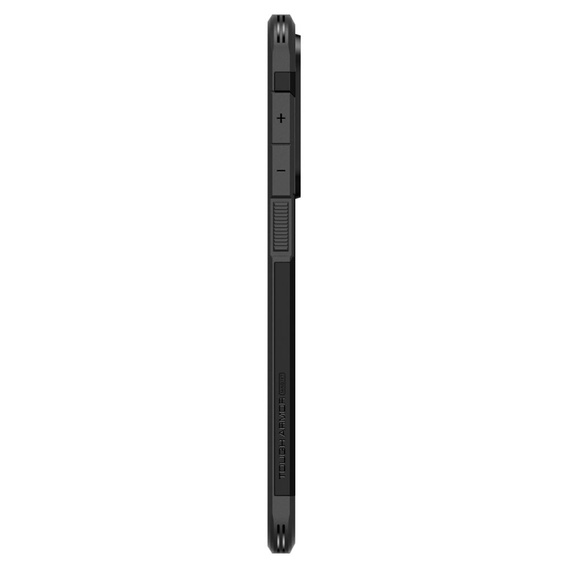 Spigen tok Samsung Galaxy S25 Edge készülékhez, Tough Armor Mag Mag MagSafe, fekete + 9H edzett üveg
