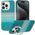 Tok iPhone 15 Pro készülékhez, Frame Kickstand, MagSafe, Moon Green