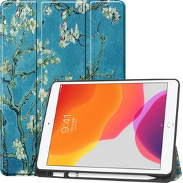 Telefontok a iPad 7/8/9 10.2 2019/2020/2021, Smartcase Pen Slot, cherry blossom