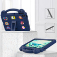 Gyermek tok Lenovo Tab TB311FU, Cute Patterns, állvánnyal, sötétkék