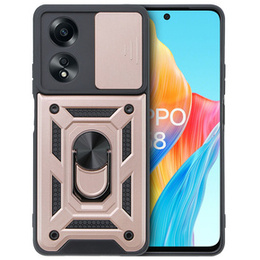 Telefontok a Oppo A58 4G, CamShield Slide, rózsaszín rose gold