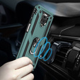 Páncélozott telefontok a Xiaomi Redmi Note 9S / 9 Pro, Nox Case Ring, zöld