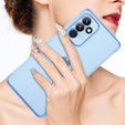 tok Samsung Galaxy A35 5G, Electro heart, kék + Full Glue Kerámiaüveg