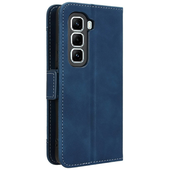 Pattintható tok a Infinix Hot 50 Pro+ 4G, Card Slot, sötétkék