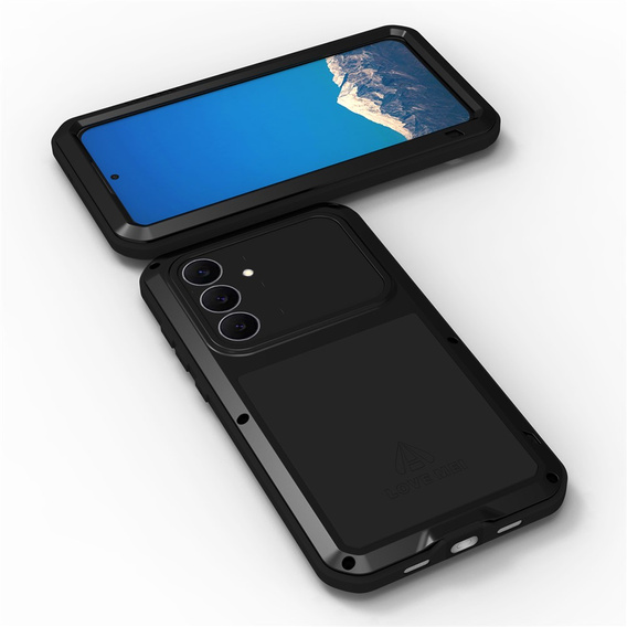 Páncélozott tok edzett üveggel Samsung Galaxy S25 FE készülékhez