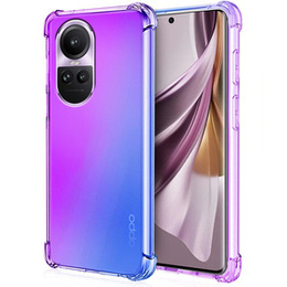 Tok Oppo Reno 10 / 10 Pro, Gradient Dropproof, Lila / kék