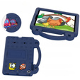Gyermek tok iPad mini 7.9" 2019/2015/2014/2013/2012 (5/4/3/2/1 gen.), Cute Patterns, állvánnyal, sötétkék
