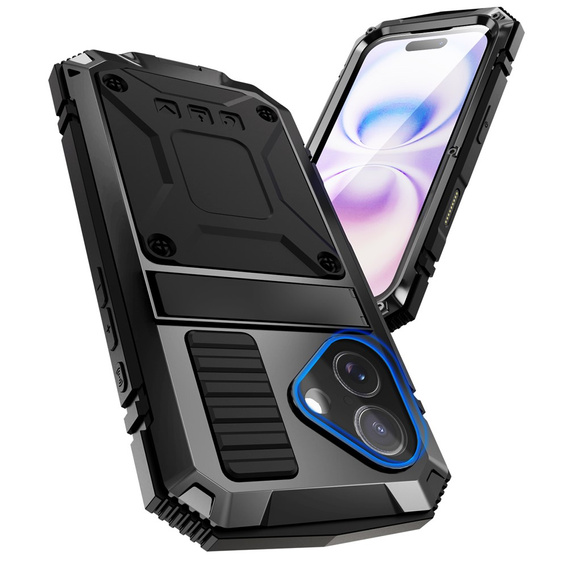 R-JUST tok állvánnyal és beépített üveggel iPhone 17-hez