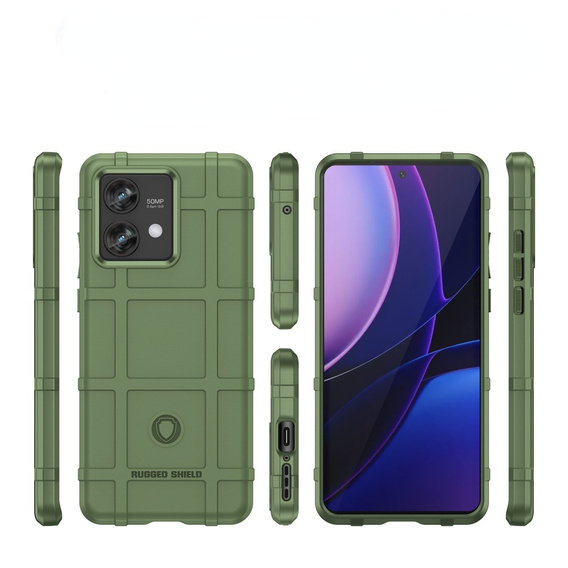 Telefontok a Motorola Edge 40 Neo, Rugged Shield, zöld