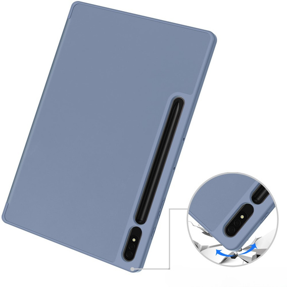 Tok Samsung Galaxy Tab S10+ Plus, Smartcase tolltartóval, lila