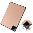 Tok Xiaomi Pad 6S Pro 12.4, Smartcase, rózsaszín rose gold