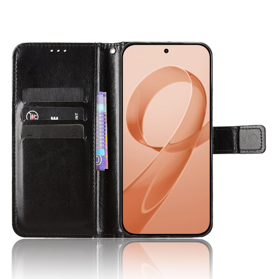 Crazy Horse Wallet flip tok Xiaomi Poco F8 Ultra készülékhez