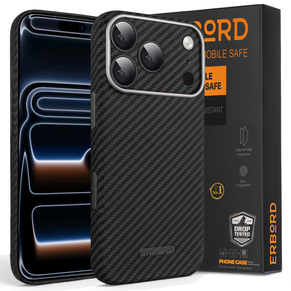 ERBORD teljes Kevlar MagSafe tok iPhone 17 Pro Max készülékhez