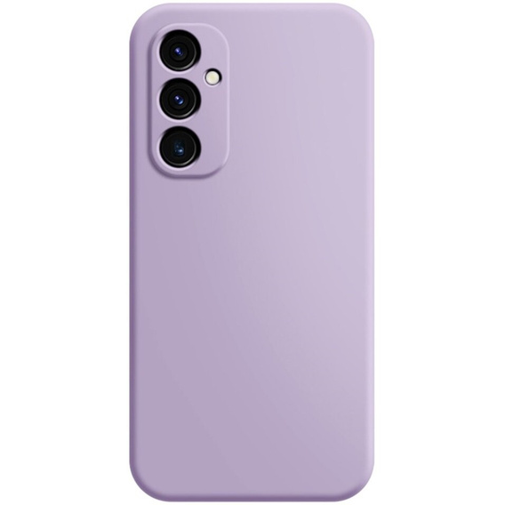 A tok Samsung Galaxy A25, Silicone Lite, lila + 9H üveg