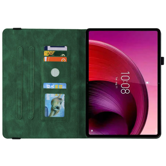 Tok Lenovo Tab M11, Butterfly, zöld