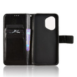 Pattintható tok a Honor 400 5G, Crazy Horse Wallet, fekete