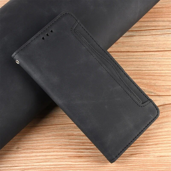 Pattintható tok a Motorola Moto G85, Card Slot, fekete